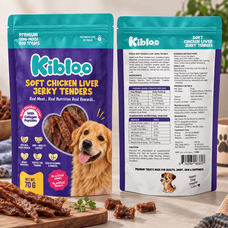 Kibloo Soft Chicken Liver Jerky Tenders